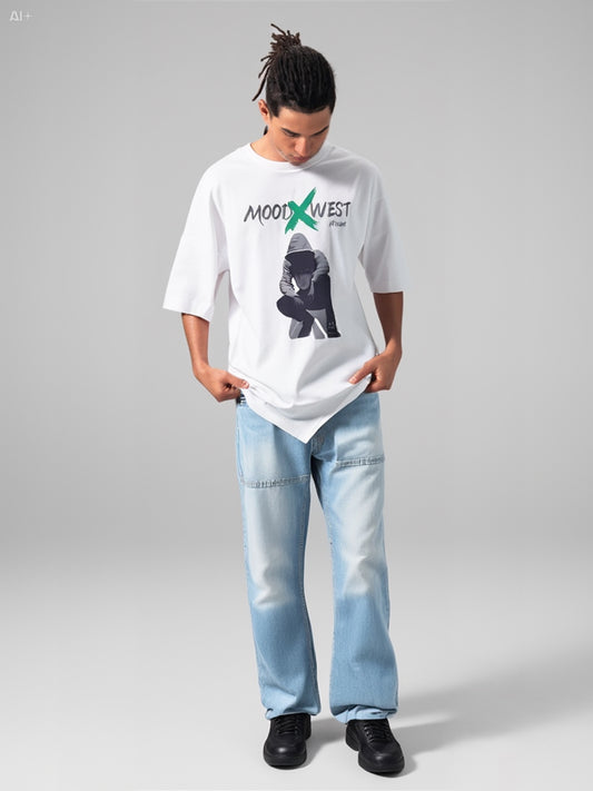 Mood West Graphic T-Shirt - White