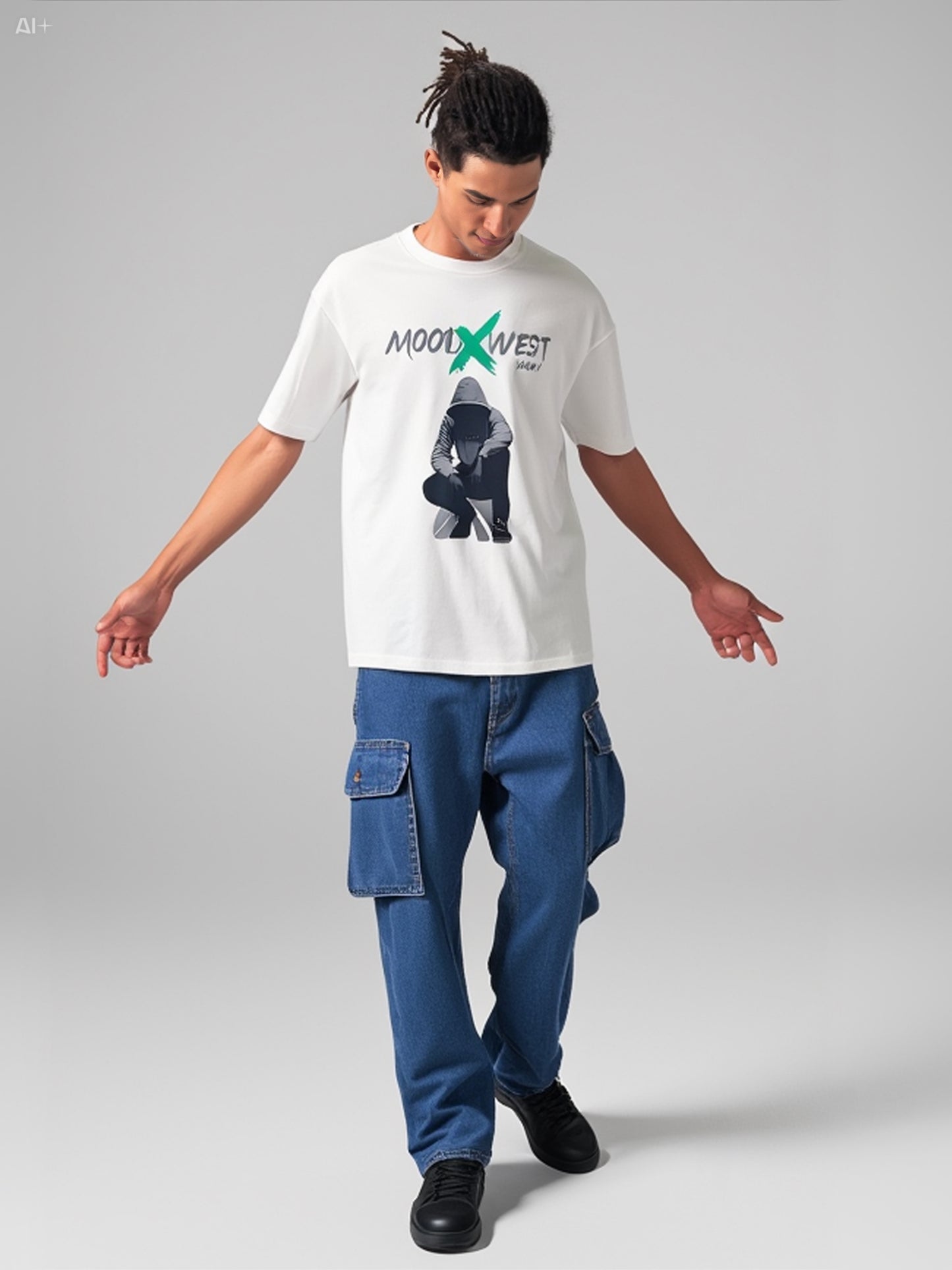 Mood West Graphic T-Shirt - White