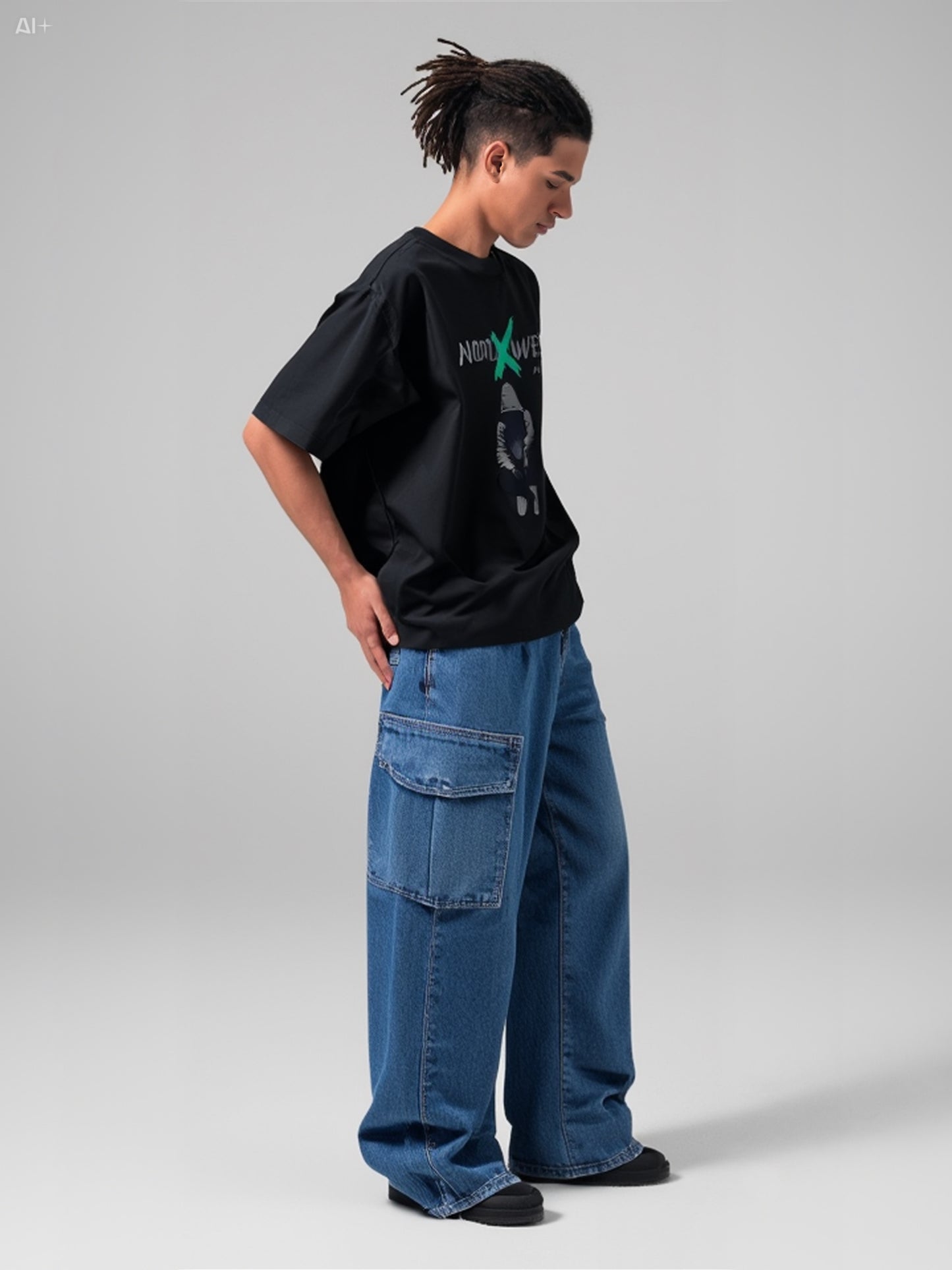 Mood West Graphic T-Shirt - Black