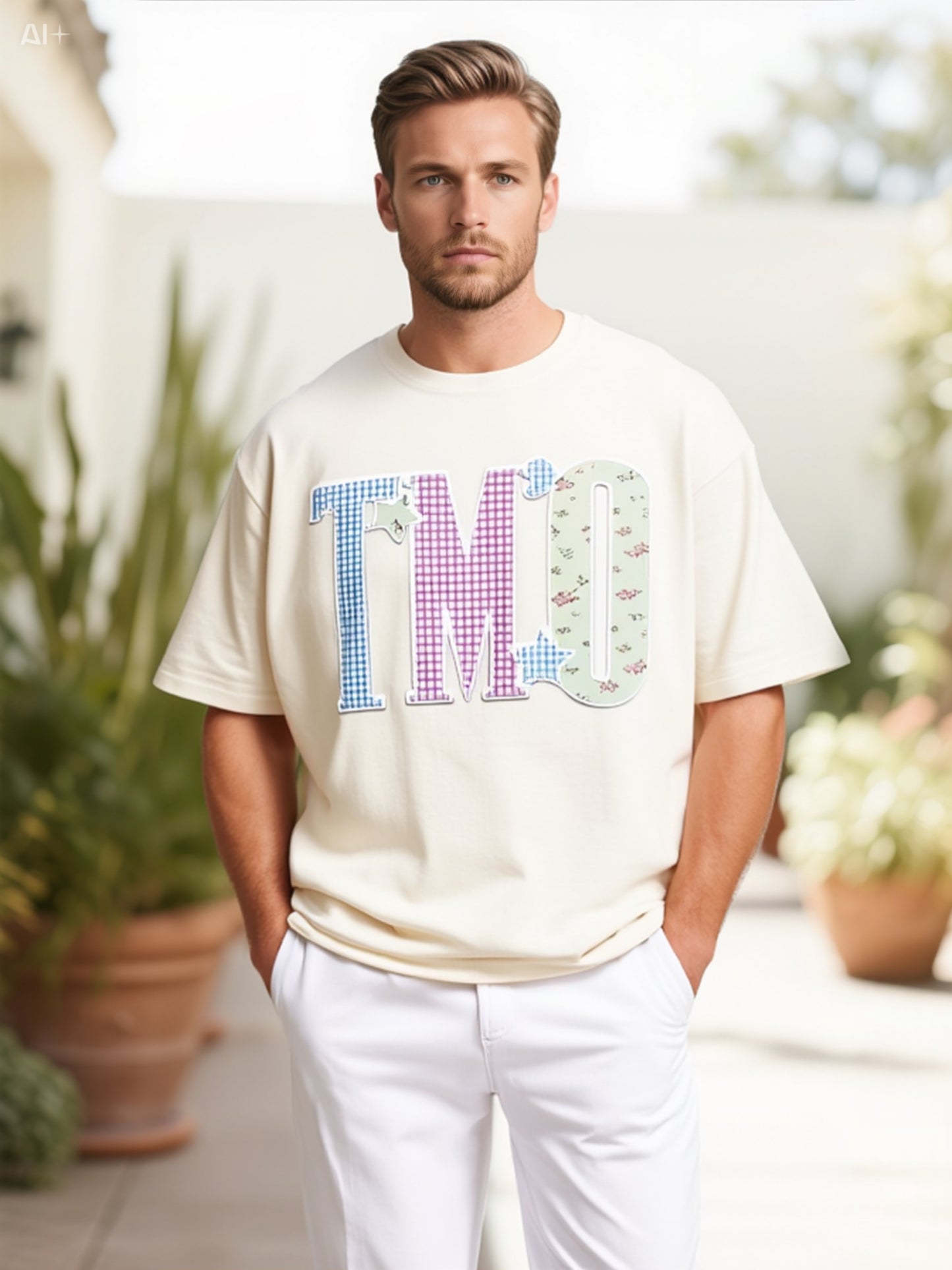 Premium Cotton Graphic Tee - TWO Print