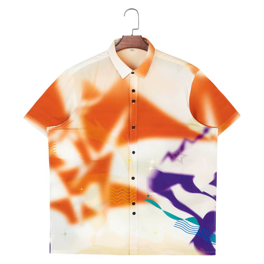 Men's Casual Print Shirt -Summer