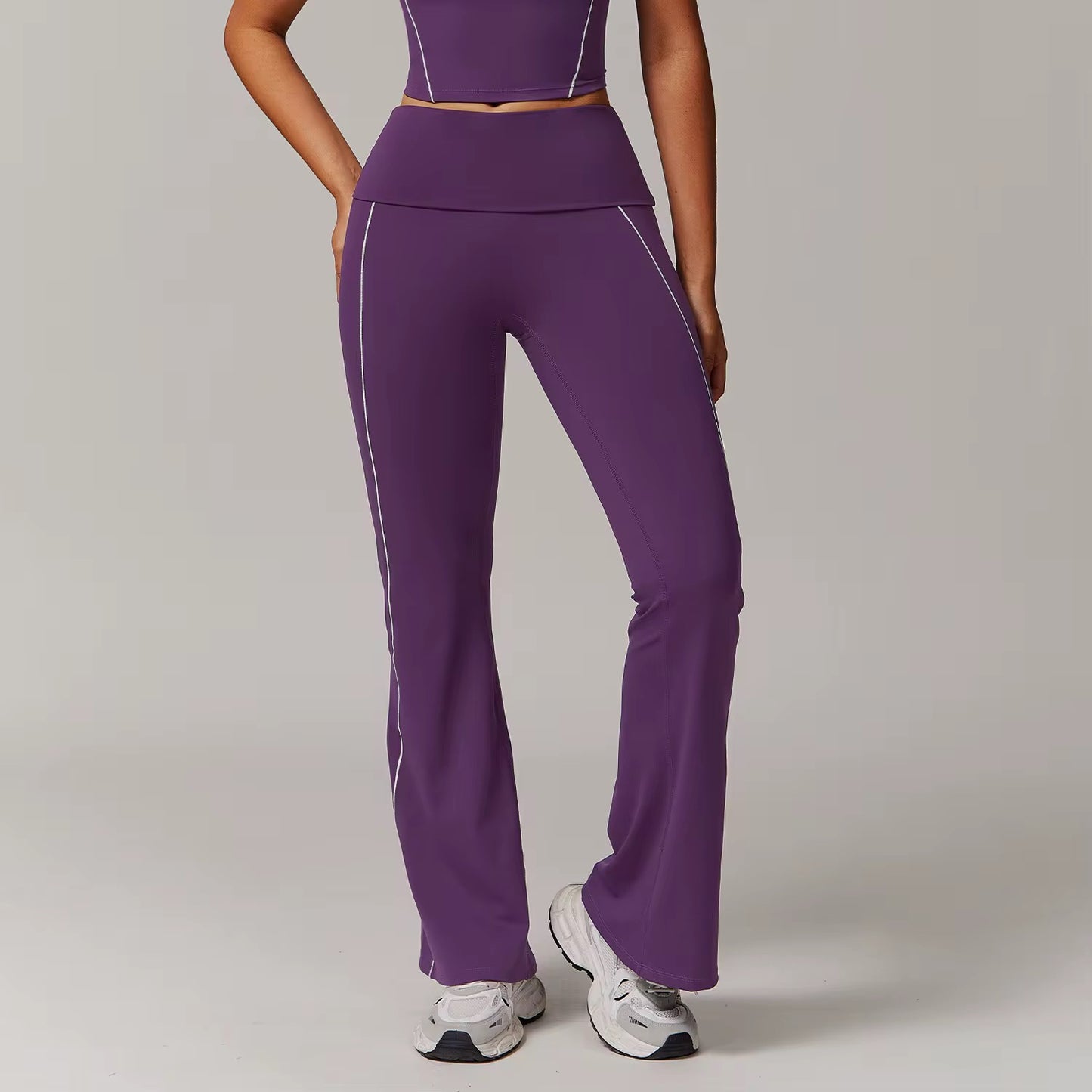Women's High Waist Flare Fitness Collection - Mix & Match Athletic Wear
