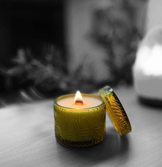 Premium Olive Oil Candle, Lemongrass and Ginger, 215g-0