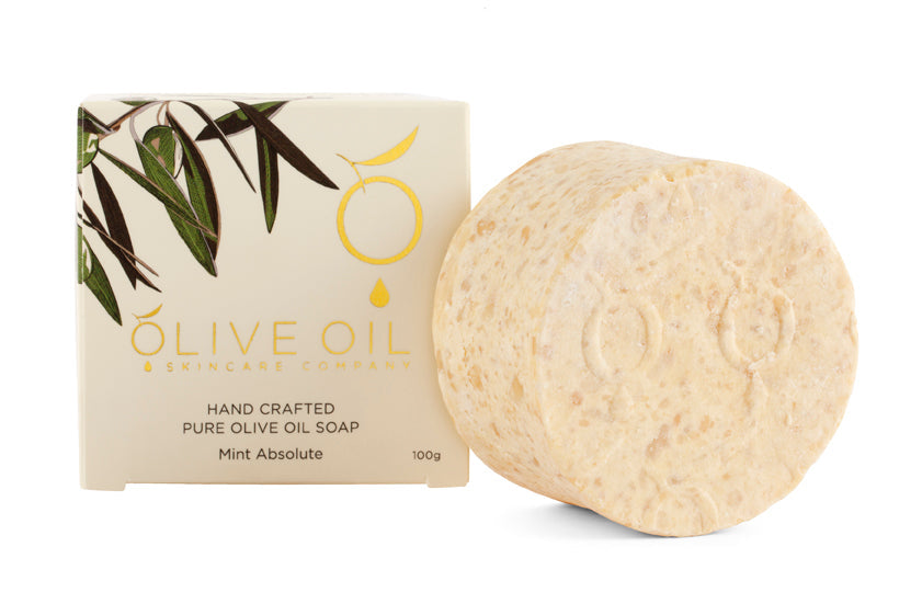 Olive Oil Soap, All-Natural, Mint Absolute ,100g-4