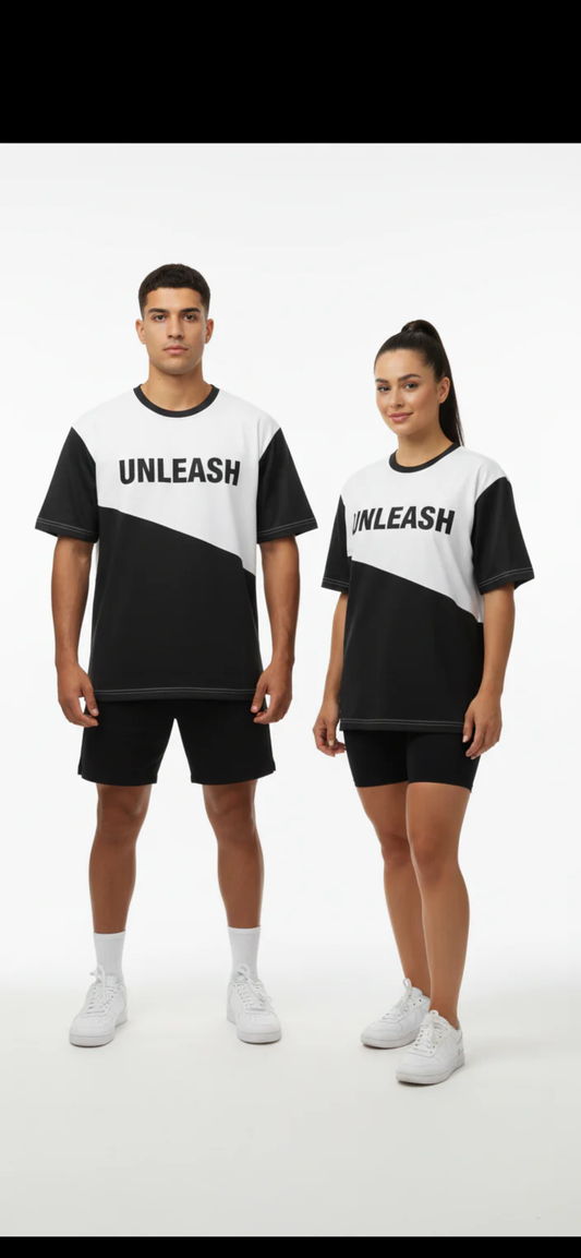 Premium Performance Activewear Set - Black & White