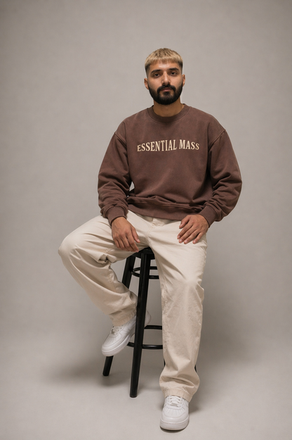 PURE STREET Essential Mass Heavyweight Crewneck