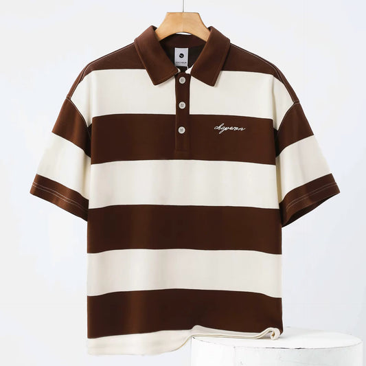 Men's Premium Cotton Polo Shirt - Embroidered Logo