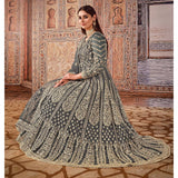 Designer Elegant Party Wear Gown with Thread & Sequencework
