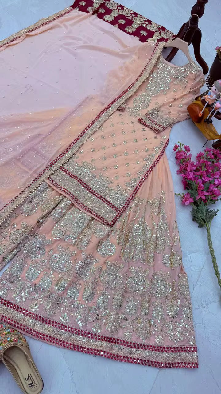 Trending Georgette Salwar Kameez - Pink