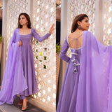 Stylish Print Summer Salwar Kameez - Sequin Multi-Work Embroidery