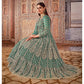 Designer Elegant Party Wear Gown with Thread & Sequencework