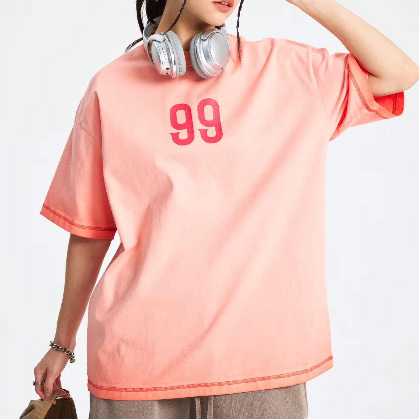 Men's Premium Digital Print Oversized T-Shirt - Heavyweight 250 GSM Cotton Tee