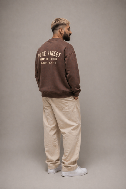 PURE STREET Essential Mass Heavyweight Crewneck