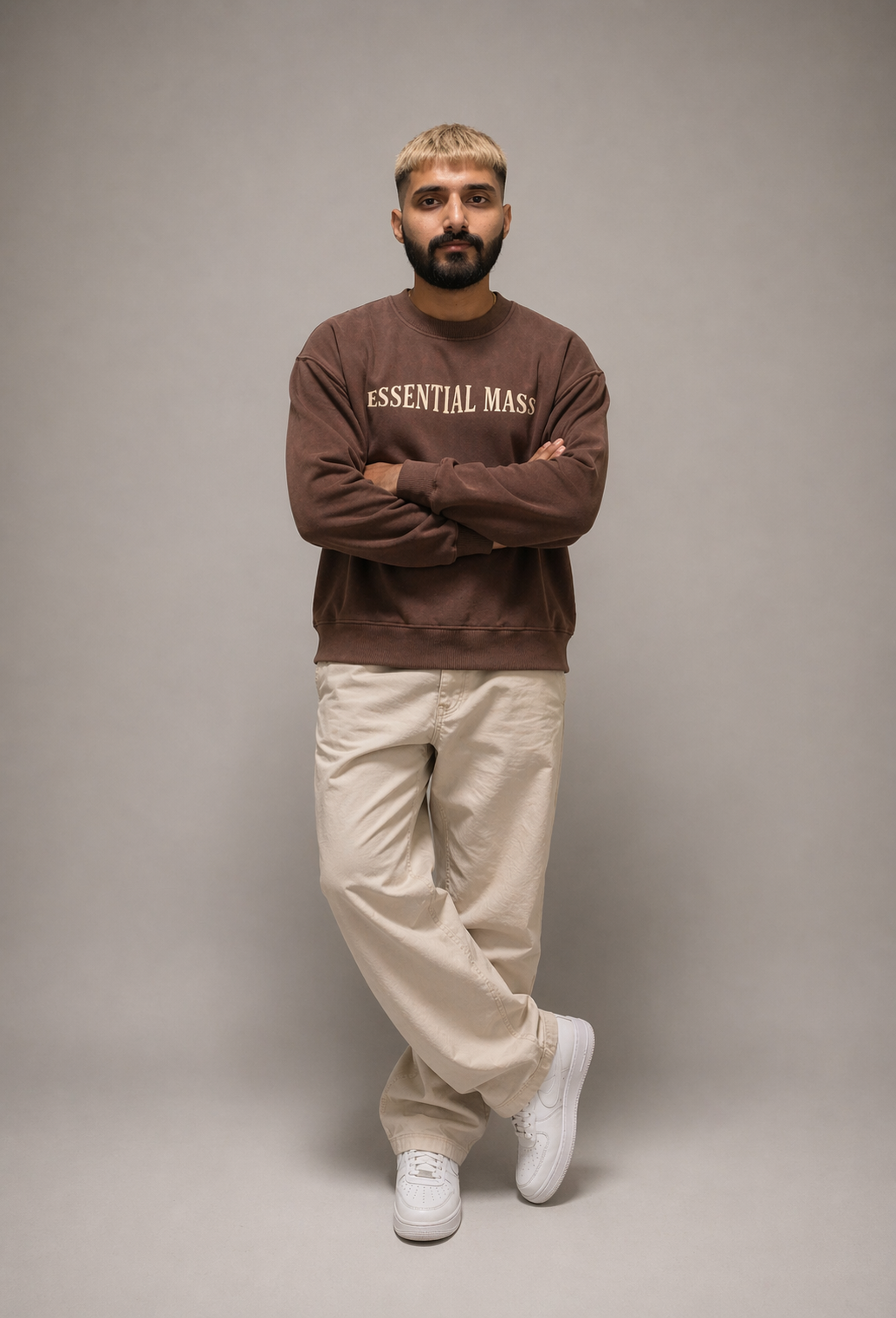 PURE STREET Essential Mass Heavyweight Crewneck