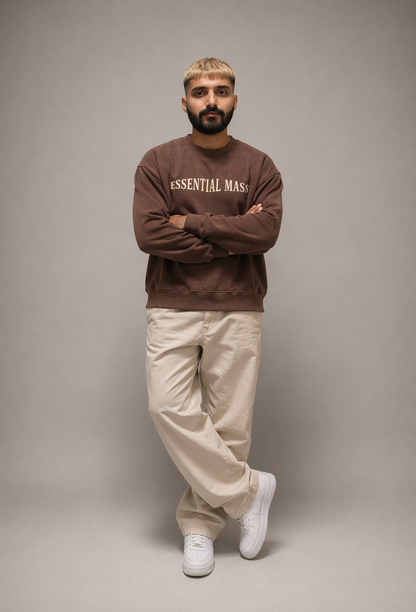 PURE STREET Essential Mass Heavyweight Crewneck