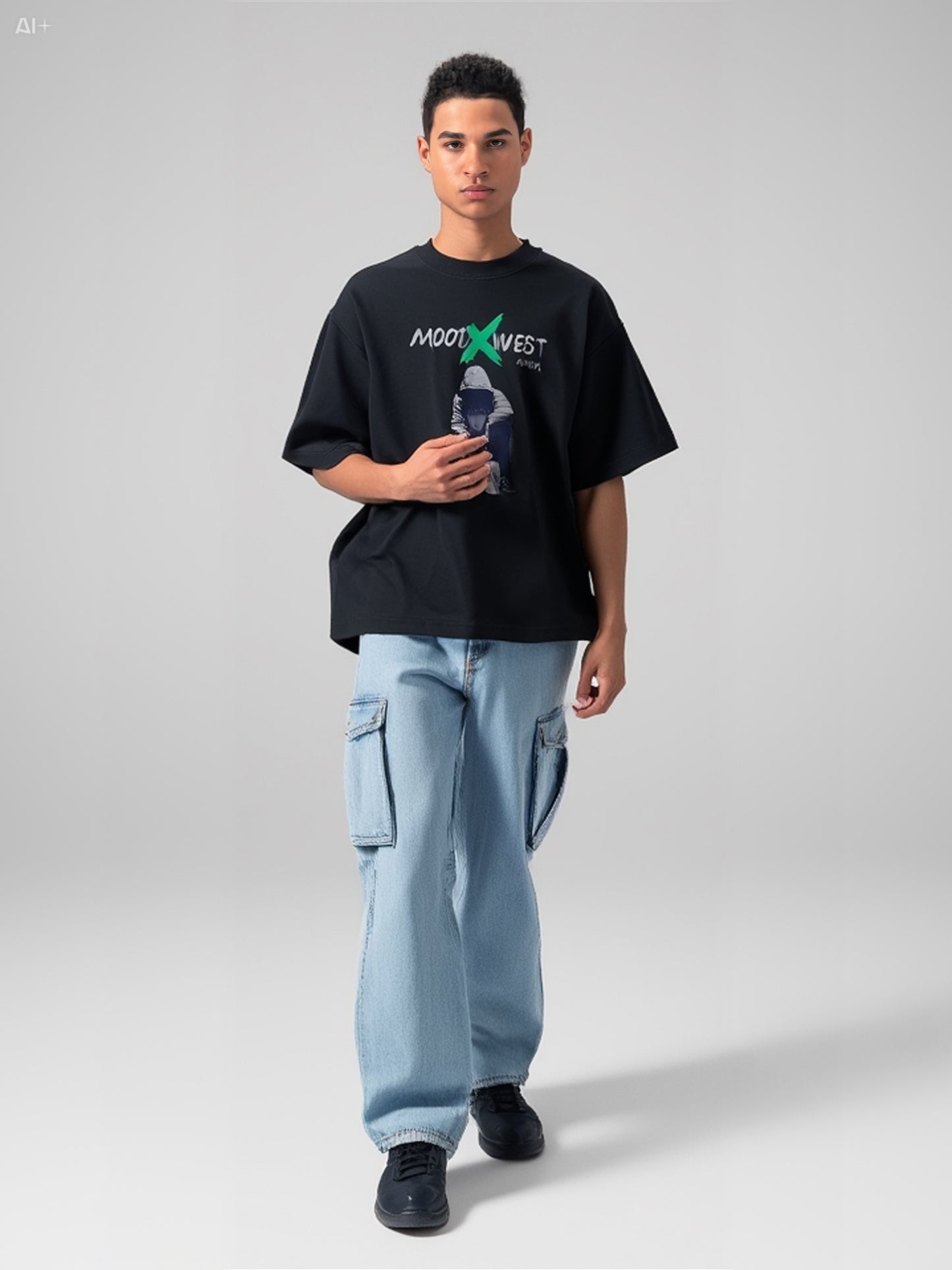 Mood West Graphic T-Shirt - Black