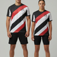 Premium Performance Activewear Set - Diagonal Stripe