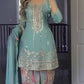 Bollywood Salwar - Heavy Sequin Embroidery Digital Print Georgette