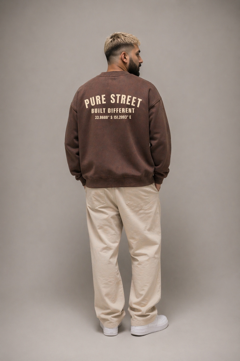PURE STREET Essential Mass Heavyweight Crewneck