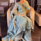Bollywood Salwar Kameez with Heavy Embroidery - Sky Blue