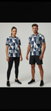 Premium Performance Activewear Set - Geometric Print