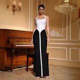 Elegant Black Dress with Statement Side Slit