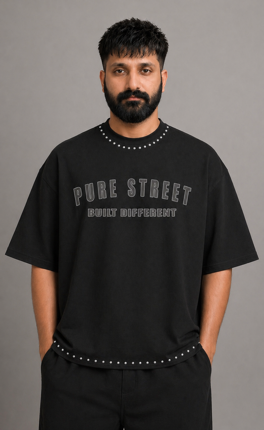 Pure Street - Heavyweight Stud Tee
