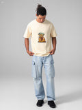 Money Bag Graphic T-Shirt - Beige