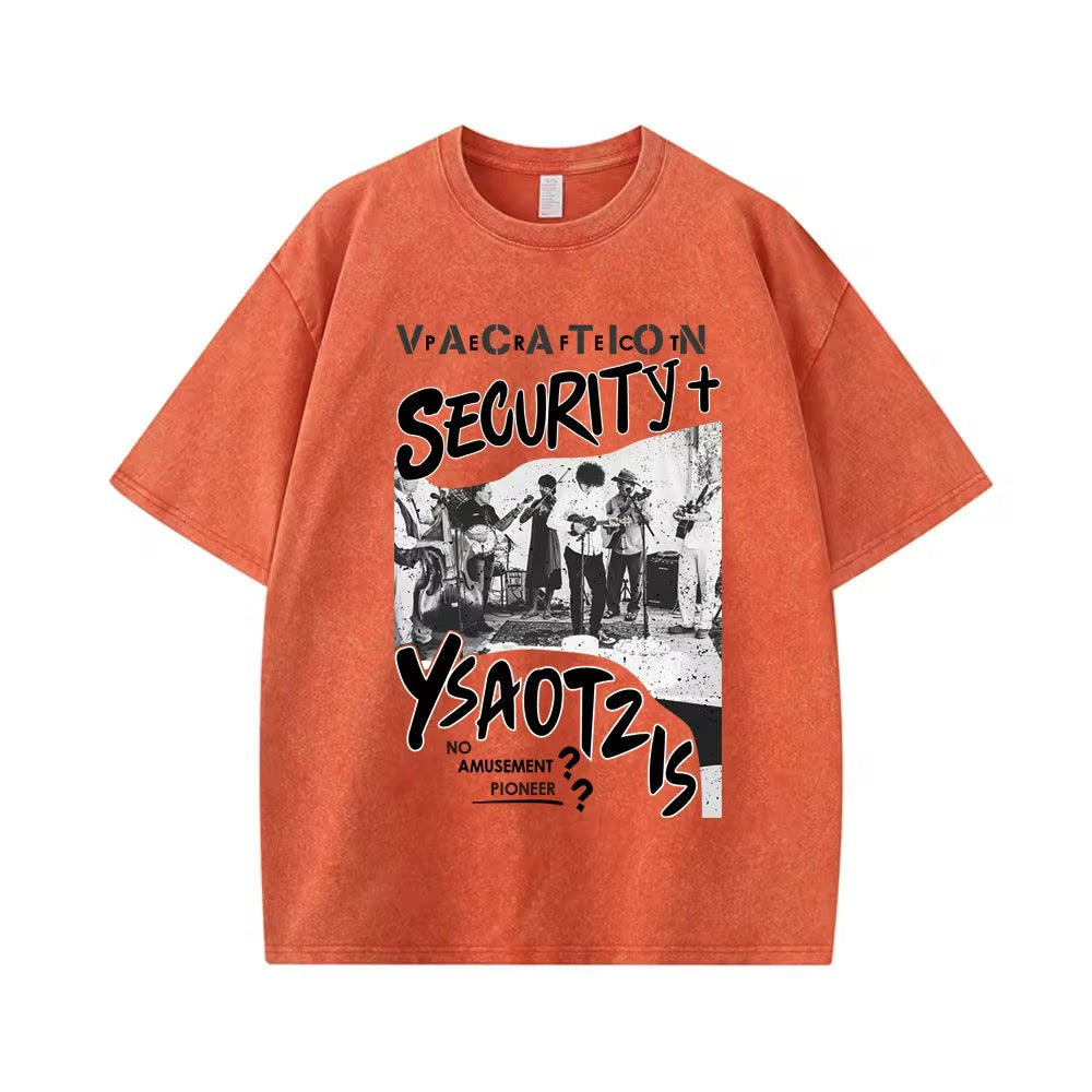 Men's Heavyweight Washed Oversized T-Shirt - Premium 260 GSM Cotton Tee