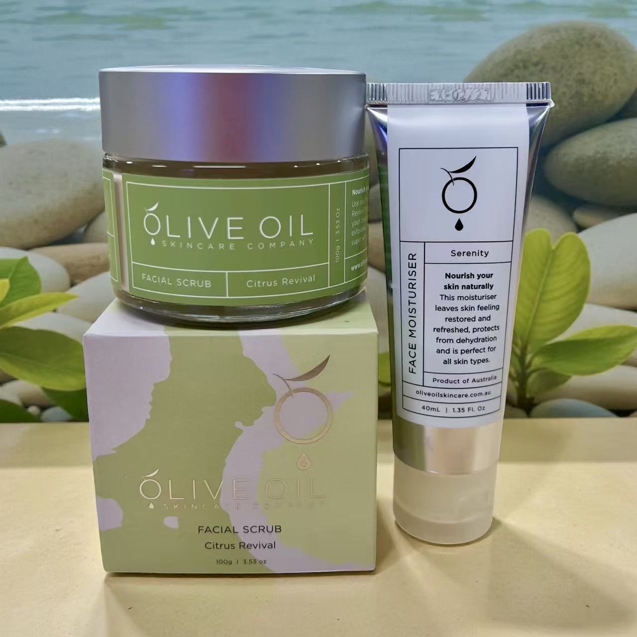 Face Care Bundle - Facial Scrub and Face Moisturiser 40ml-0