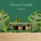 OOSC Giftpack, Premium Olive Oil Candles Trio Set: Rose Geranium, Citrus Bloom and Lemongrass and Ginger-0