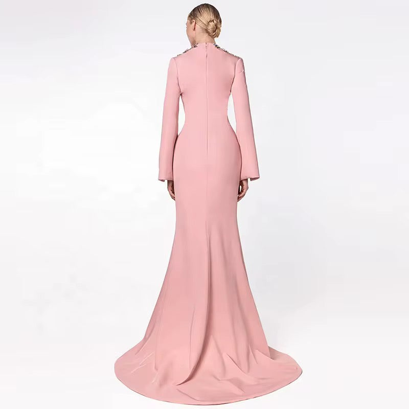 Elegant Ball Gown with Sweep Train