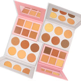 Saavi Professional Contour & Highlight Palette - Waterproof Mineral Face Makeup Multi-Color