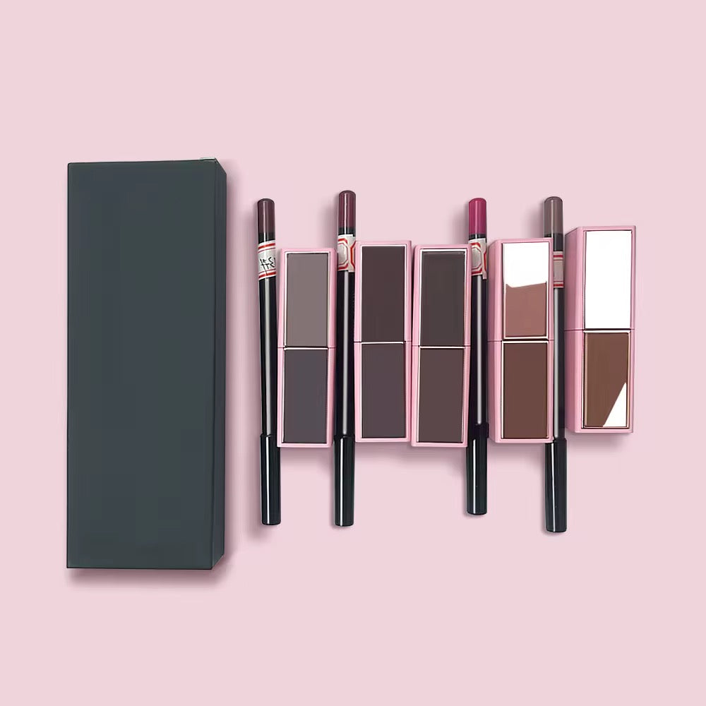 Saavi Waterproof Lipstick and Lipliner Set