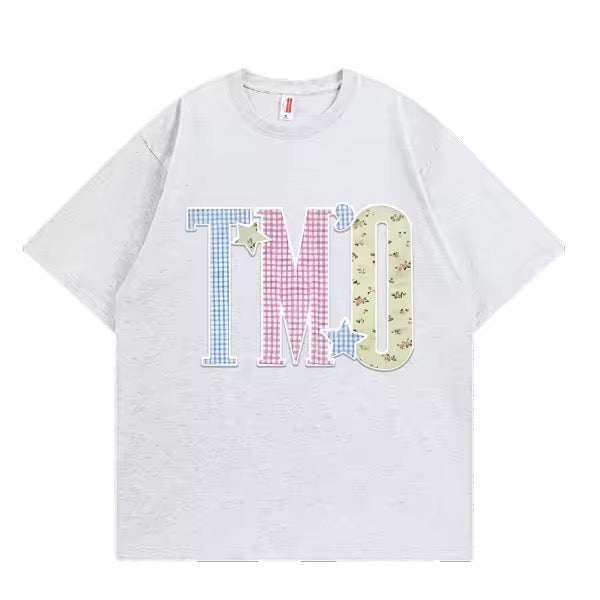 Oversized Embroidered Floral Tee - Premium Cotton Streetwear