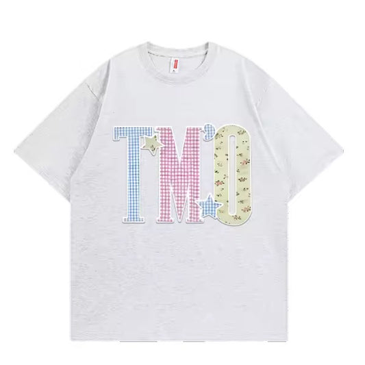 Oversized Embroidered Floral Tee - Premium Cotton Streetwear