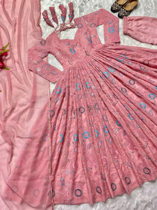 Sterling Creations Women's Ethnic Wear Dress - Afghani Style Salwar Kameez