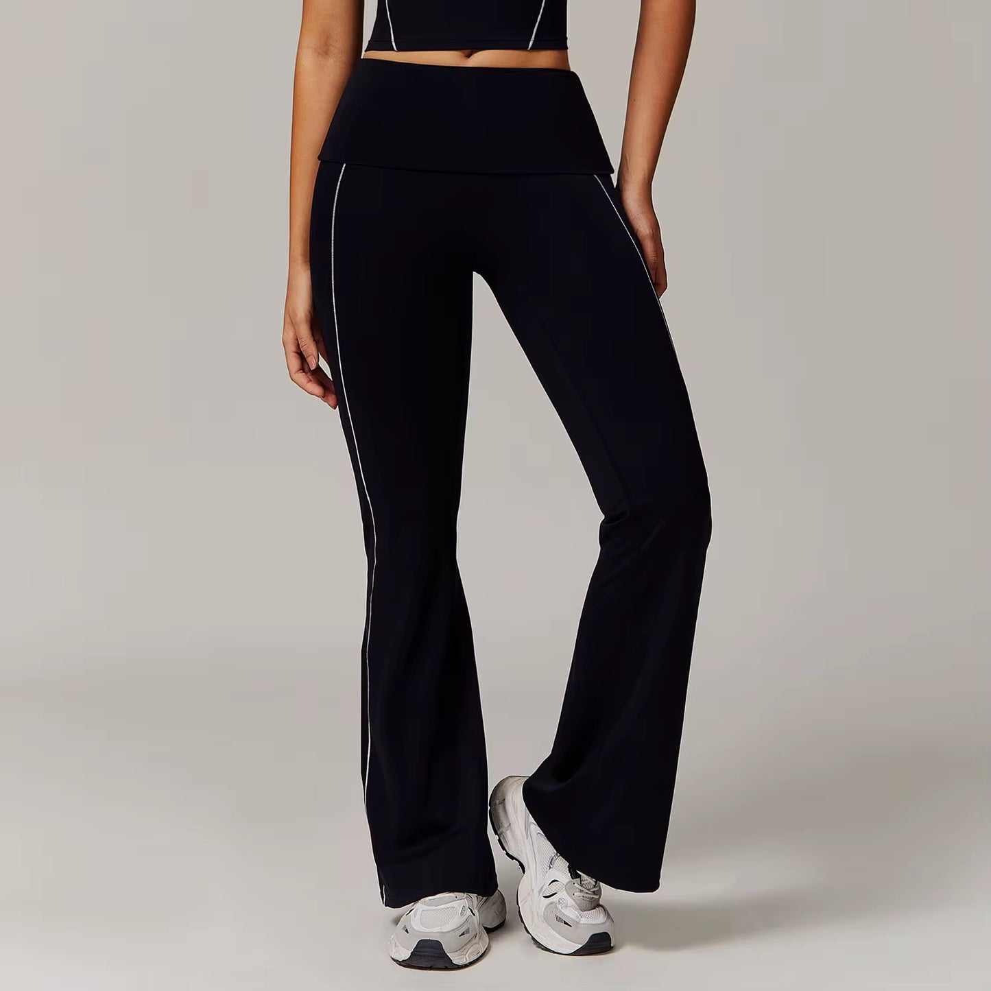 Women's High Waist Flare Fitness Collection - Mix & Match Athletic Wear