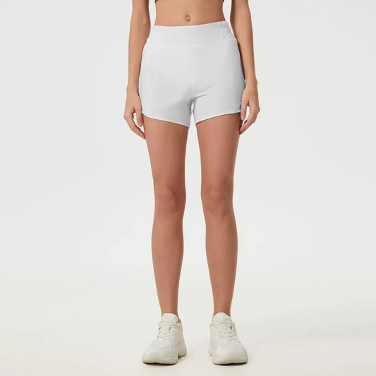 Women's Quick-Dry Running Yoga Shorts - High Waist Athletic Shorts