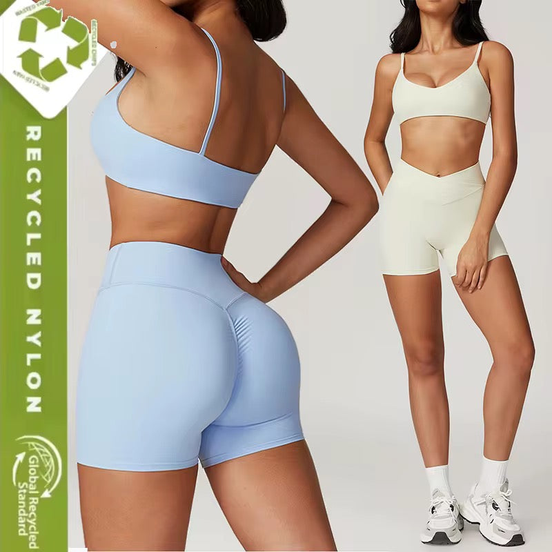Women's Seamless Athletic Shorts - Premium High Waist Yoga Shorts