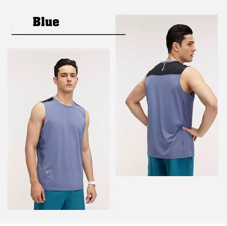 Men's Summer Quick Dry Sports Tank - Breathable Athletic Sleeveless