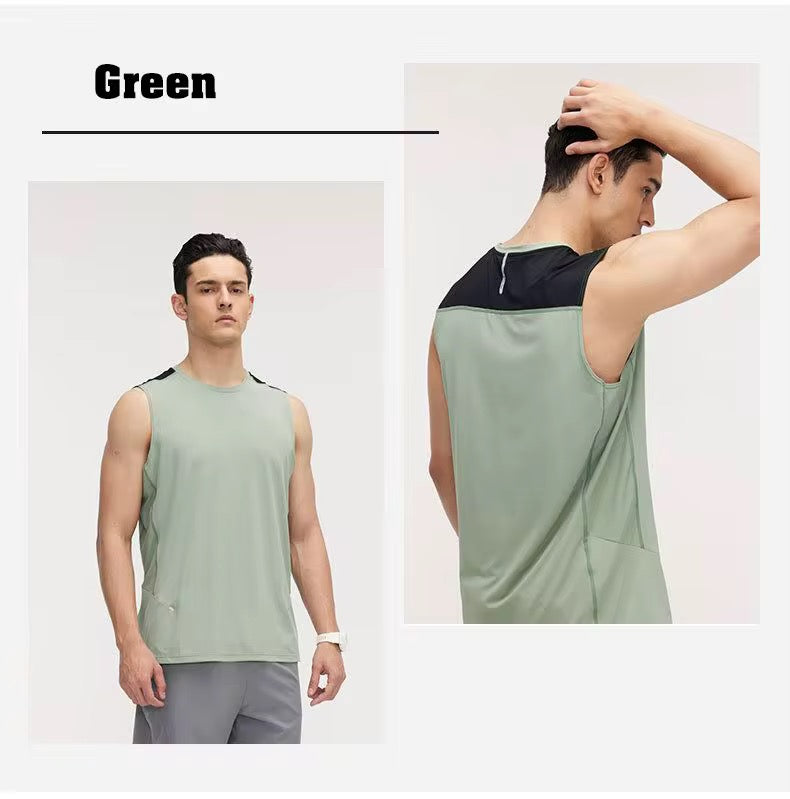 Men's Summer Quick Dry Sports Tank - Breathable Athletic Sleeveless