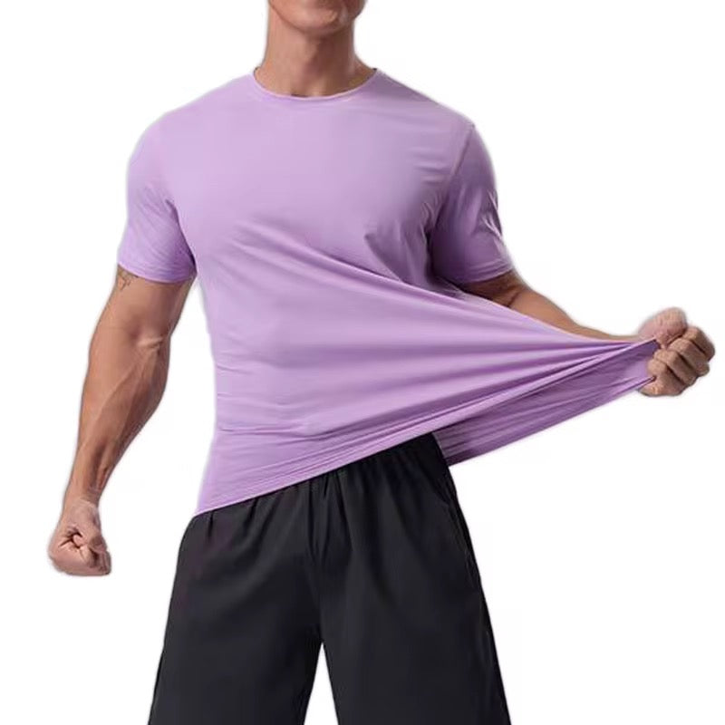 Men's Athletic Performance Shirt - 4-Way Stretch Quick Dry