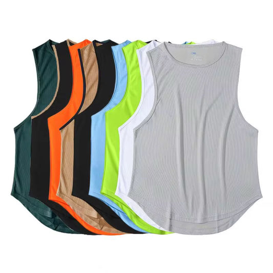 Men's Athletic Tank Top - Quick Dry Breathable Mesh Gym Wear