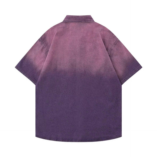 Men's Plaid Linen Button-Up Shirt - Breathable Cotton Casual