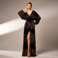 Elegant Black Evening Gown with Side Slit