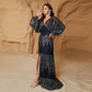 Elegant Black Evening Gown with Side Slit