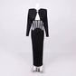 Elegant Black Evening Gown with Side Slit