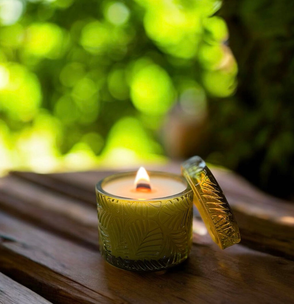 Premium Olive Oil Candle, Lemongrass and Ginger, 215g-4