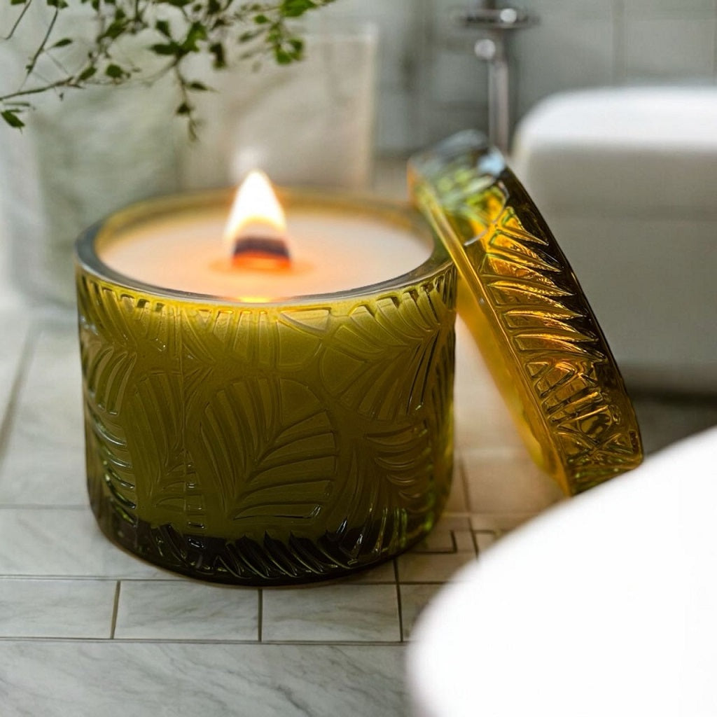 Premium Olive Oil Candle, Lemongrass and Ginger, 215g-2